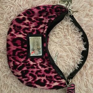 Pink Leopard Purse